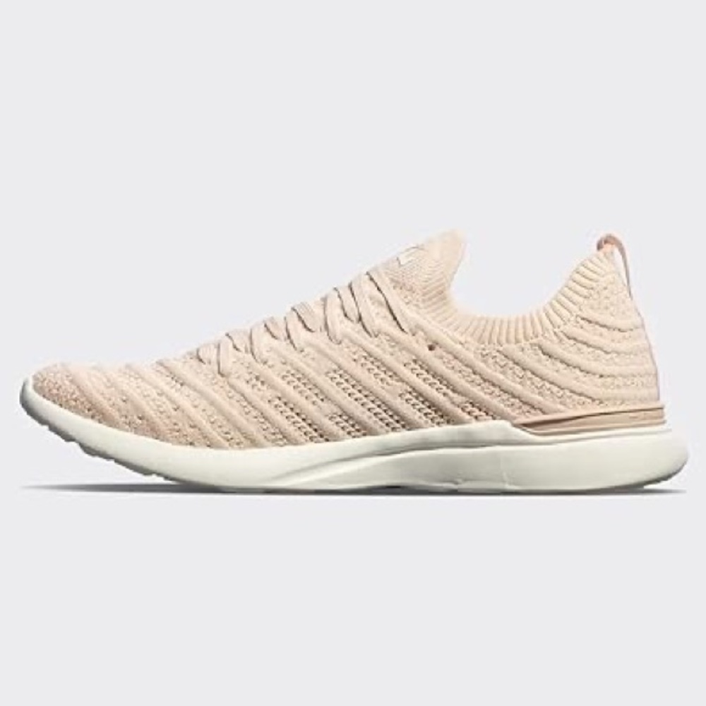 APL Techloom Wave Sneaker Womens 10 Pink Soft Neutral Knit Propelium